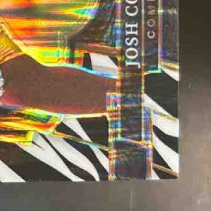2025 Panini Select Josh Conerly Jr. Zebra Prizm Shock #187 Washington Commanders