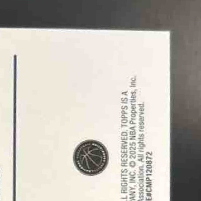 2025-26 Topps Derik Queen Holo Foil #213 RC New Orleans Pelicans