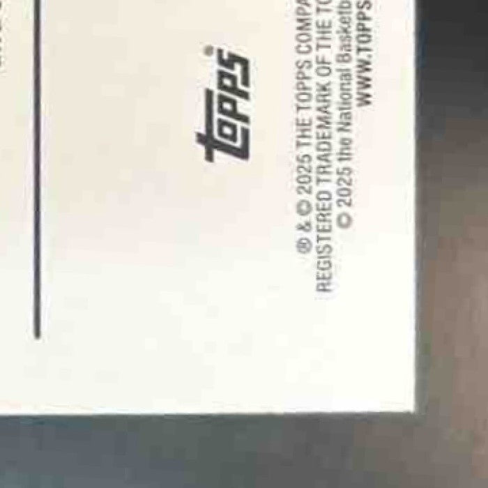 2025-26 Topps Derik Queen Holo Foil #213 RC New Orleans Pelicans