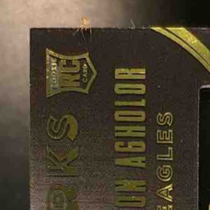 2015 Panini Black Gold Nelson Agholor Metallic Marks /99 RC Auto Eagles