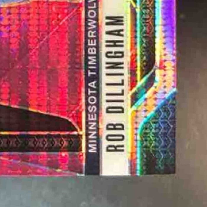 2024-25 Panini Prizm Rob Dillingham Pink Pulsar /42 #250 RC Timberwolves