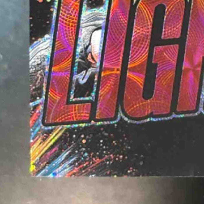 2024-25 Panini Donruss Optic Zaccharie Risacher Lights Out Red & Gold /99 #4 RC