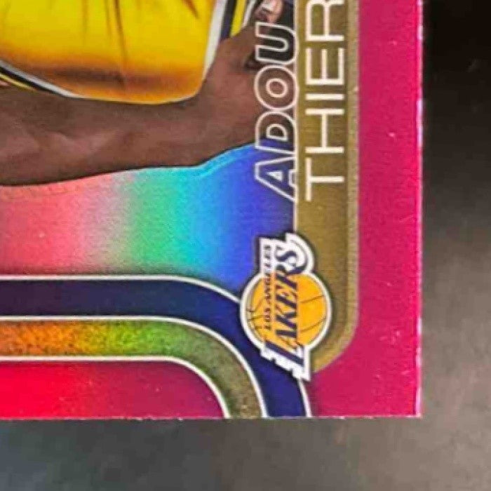 2025-26 Topps Chrome Adou Thiero Magenta /399 #286 RC Los Angeles Lakers