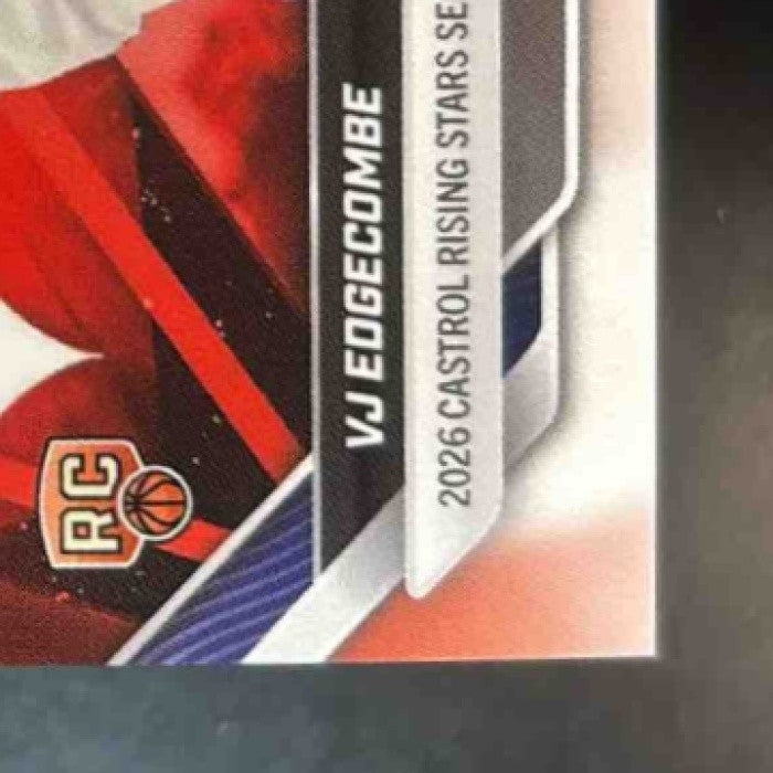 2025-26 Topps Now Rising Stars VJ Edgecombe #RS3 Philadelphia 76ers