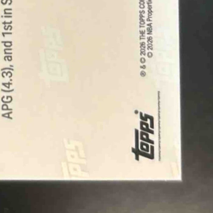 2025-26 Topps Now Rising Stars VJ Edgecombe #RS3 Philadelphia 76ers