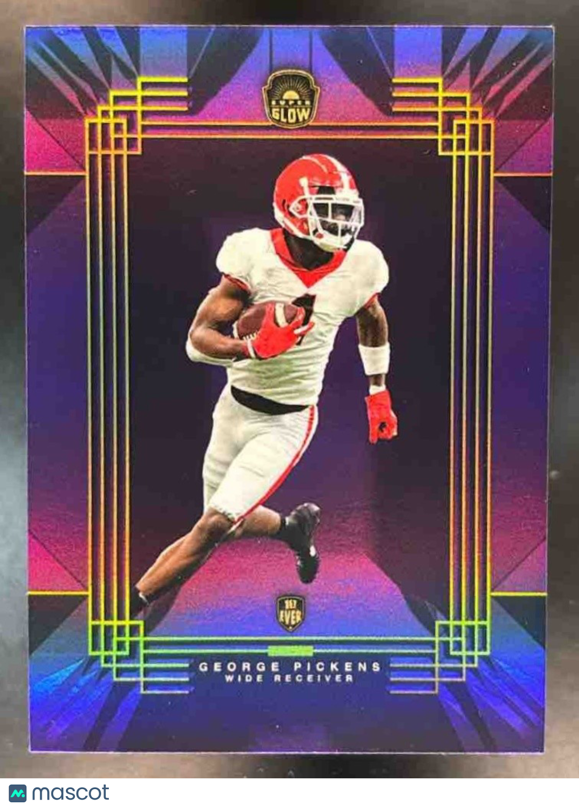 2021 Super Glow Sports Inaugural Edition True Purple George Pickens 1/1