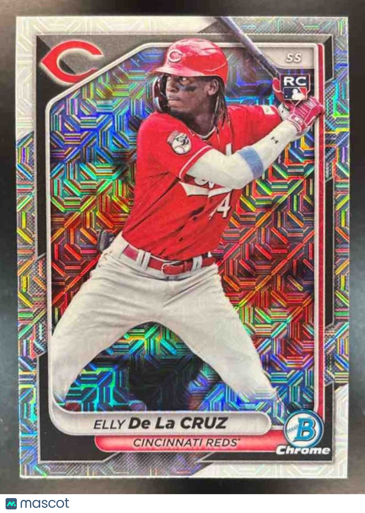 2024 Bowman Mega Box Elly De La Cruz Mojo Refractor #22 Cincinnati Reds