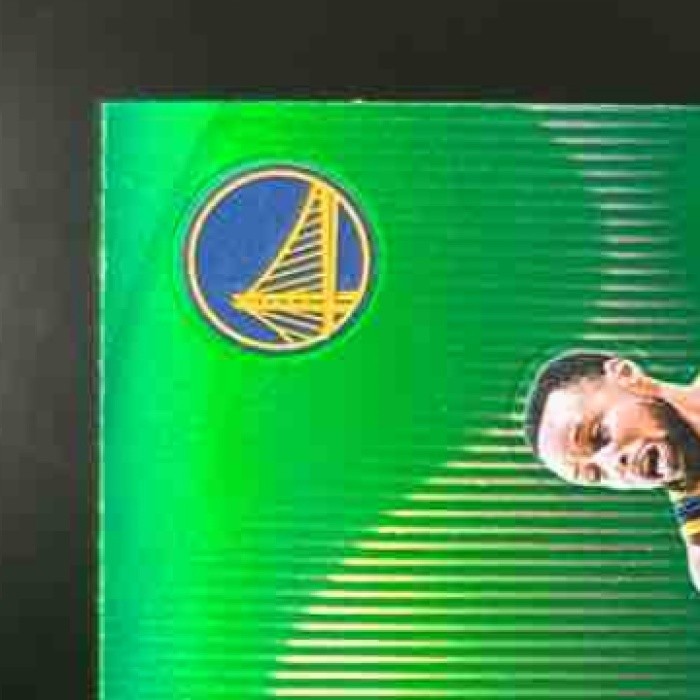 2025-26 Topps Chrome Stephen Curry Voices Green /99 #VS-5 Golden State Warriors
