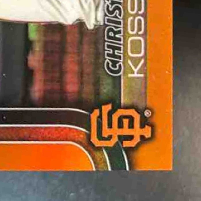 2025 Topps Chrome Update Christian Koss Orange /25 #USC26 RC San Francisco Giant