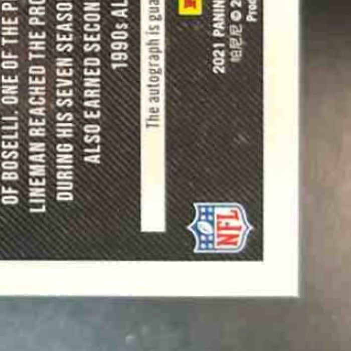 2021 Panini Donruss Tony Boselli Retro Series Auto /25 RS30 Jacksonville Jaguars