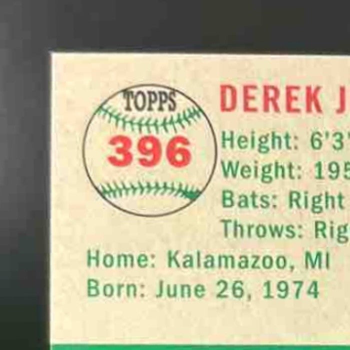 2023 Topps Chrome Platinum Anniversary Derek Jeter Blue Diamond /199 #396 Yankee