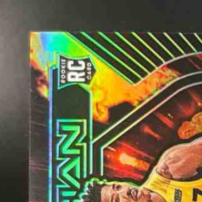 2022-23 Panini Obsidian Ochai Agbaji Rookie Eruption Auto Green /25 RC Jazz