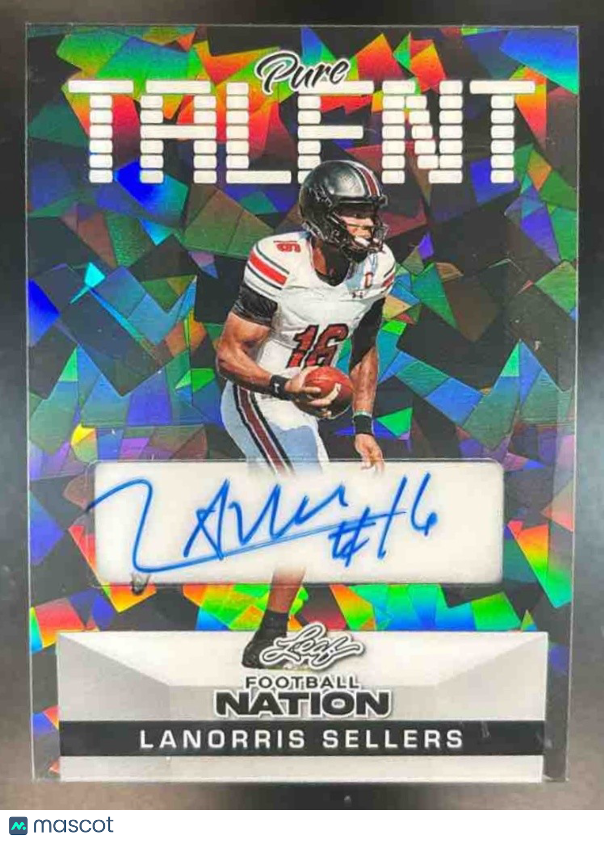 2025 Leaf Football Nation LaNorris Sellers Pure Talent Auto /15 #PA-LNS