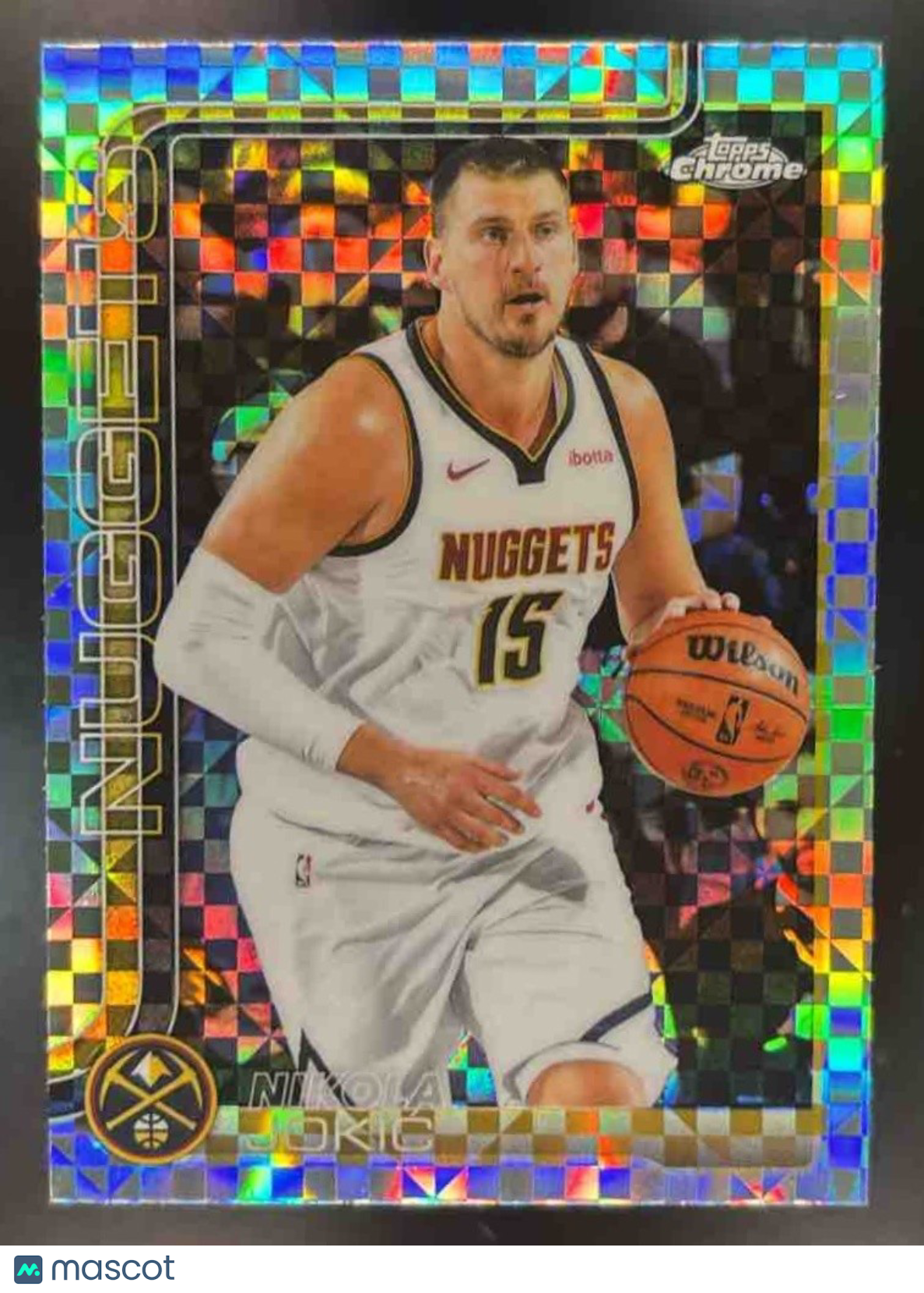 2025-26 Topps Chrome Nikola Jokic X-Fractor #25 Denver Nuggets