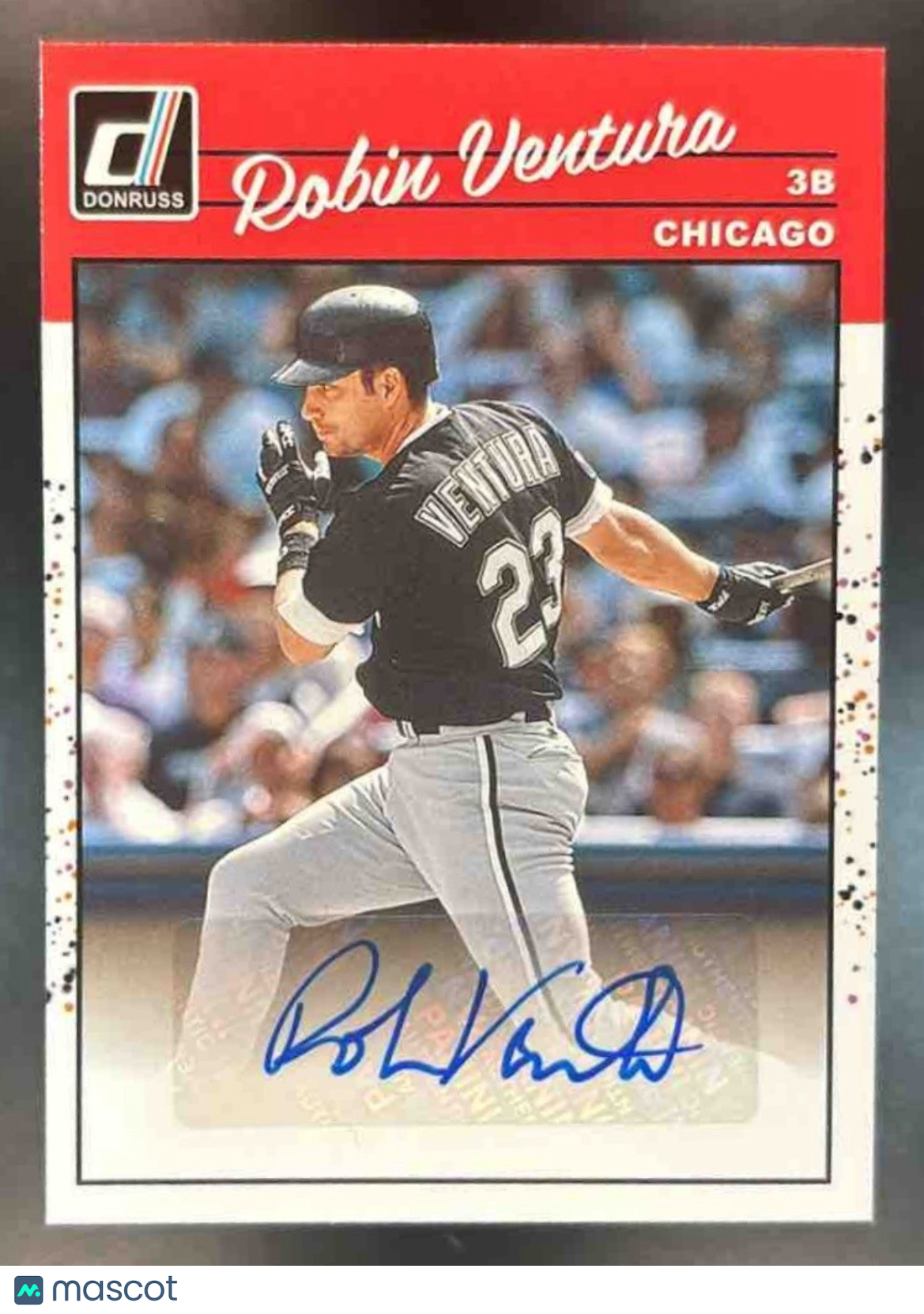 2023 Panini Donruss Robin Ventura Retro 1990 Signatures Auto Chicago White Sox
