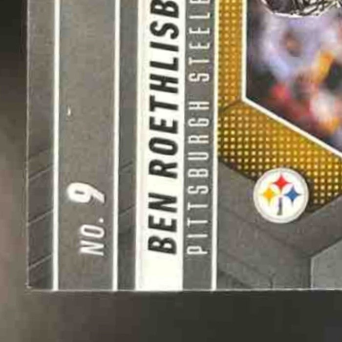 2025 Panini Mosaic Ben Roethlisberger Genesis Prizm #9 Pittsburgh Steelers