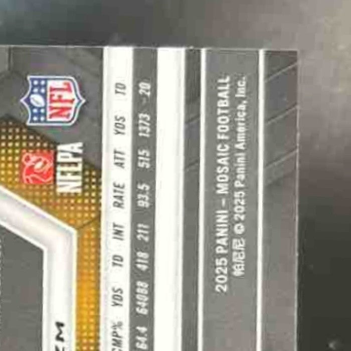 2025 Panini Mosaic Ben Roethlisberger Genesis Prizm #9 Pittsburgh Steelers