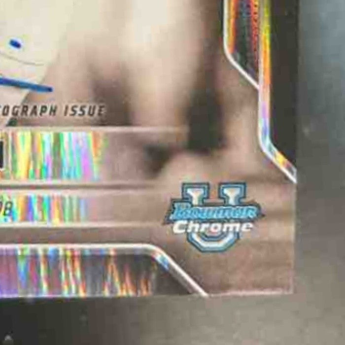 2025 Bowman Chrome University Diego Pavia Prospect Auto Stealth Refractor