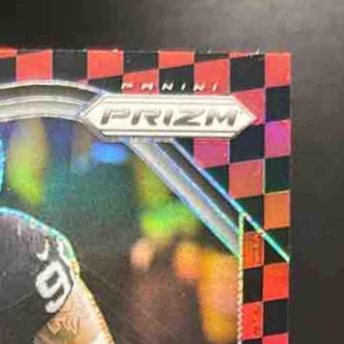2025 Panini Prizm Maxx Crosby Black & Red Checker #195 Las Vegas Raiders