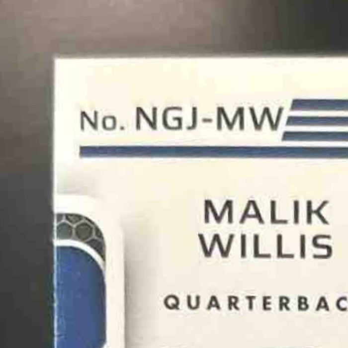 2022 Panini Certified Malik Willis New Generation Patch Purple /10 MEM RC Titans