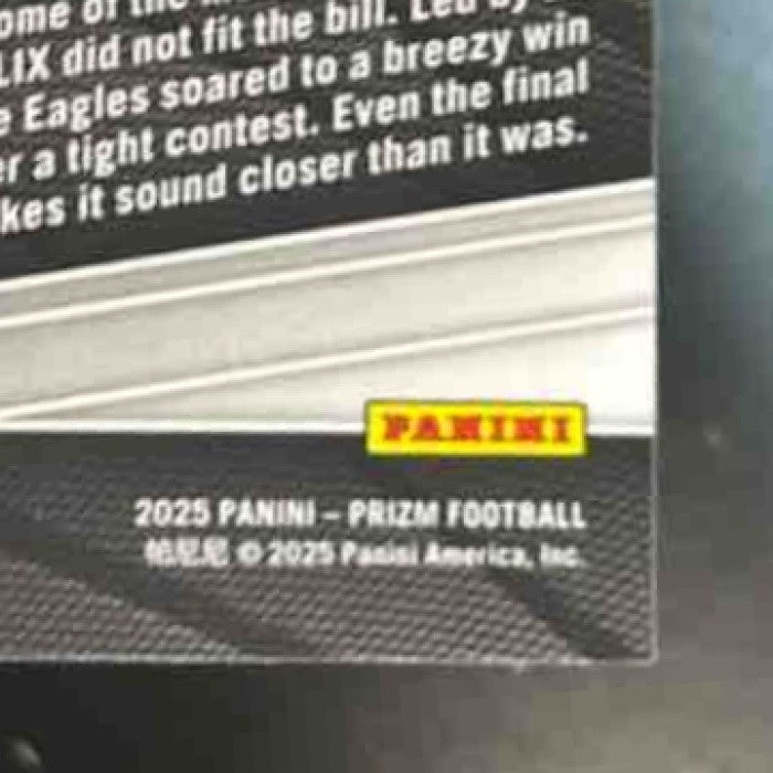 2025 Panini Prizm Jalen Hurts Purple Pulsar #228 Philadelphia Eagles