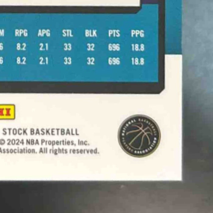 2023-24 Hoops Premium Stock Brandon Miller Red /275 #245 Charlotte Hornets