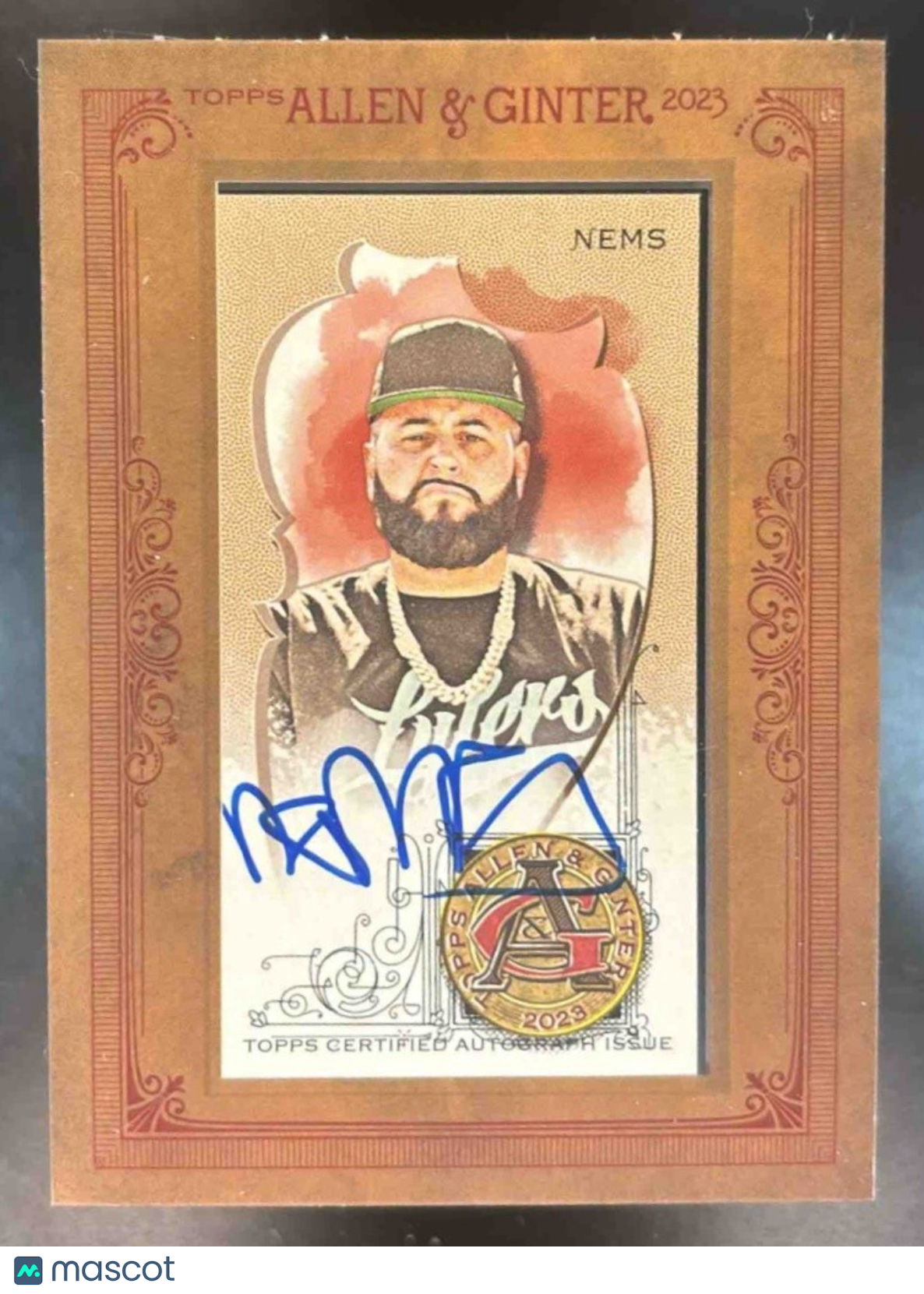 2023 Topps Allen & Ginter Gorilla Nems Mini Framed Auto Non Baseball #MA-GNE