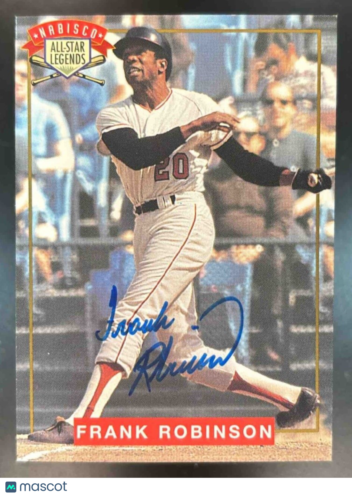1994 Nabisco All-Star Legends Auto Frank Robinson #NNO Baltimore Orioles