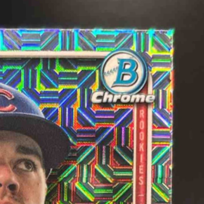 2025 Bowman Chrome Mega Box Matt Shaw Image Variation Mojo Refractor #46 RC Cubs