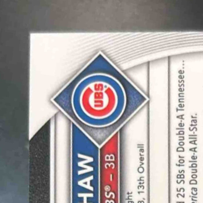 2025 Bowman Chrome Mega Box Matt Shaw Image Variation Mojo Refractor #46 RC Cubs