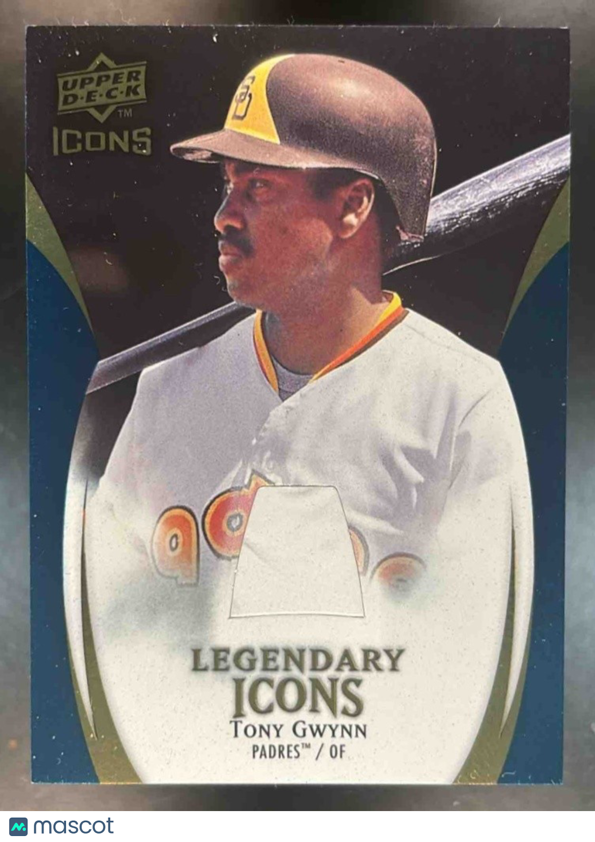 2009 Upper Deck Icons Tony Gwynn Legendary Jerseys #LI-TG San Diego Padres