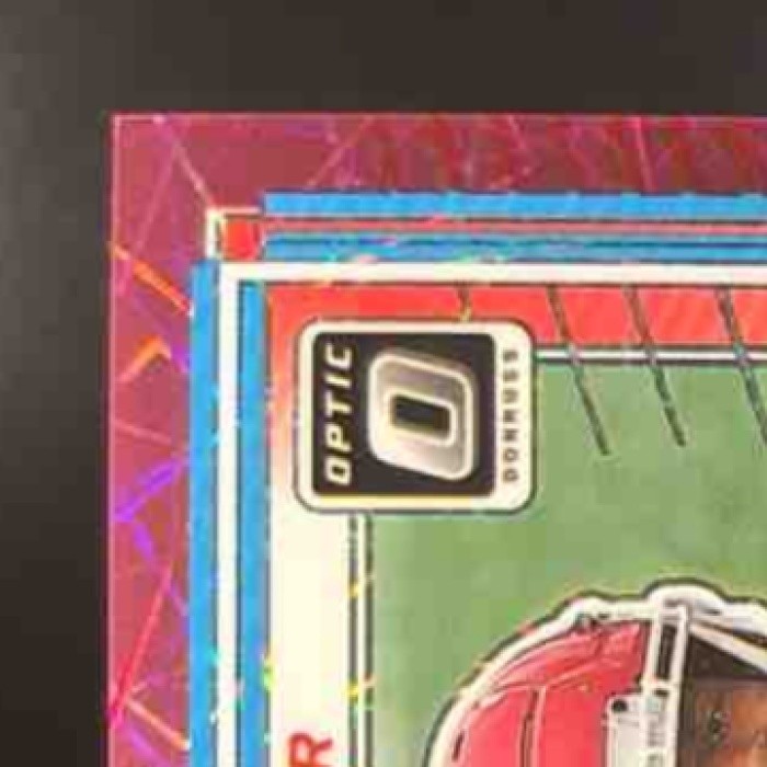 2025 Donruss Optic Jalen Royals RPS Auto Pink Velocity /75 Kansas City Chiefs