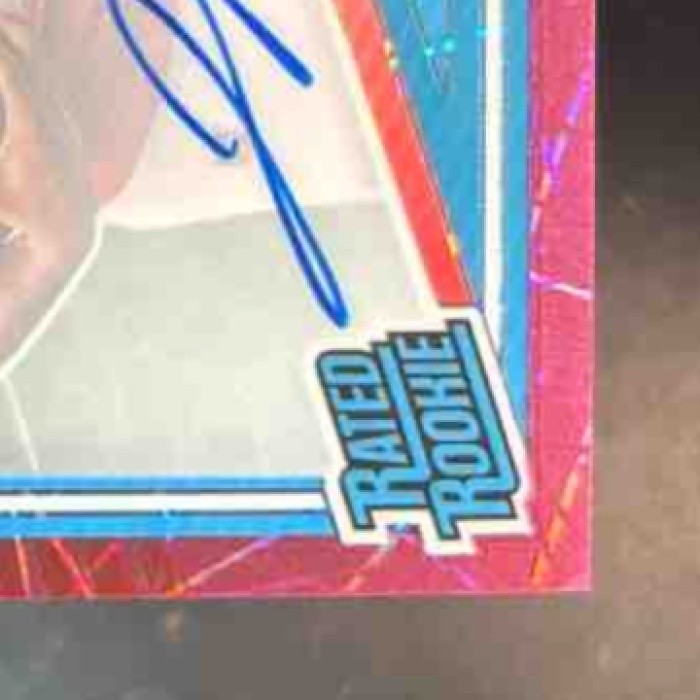 2025 Donruss Optic Jalen Royals RPS Auto Pink Velocity /75 Kansas City Chiefs