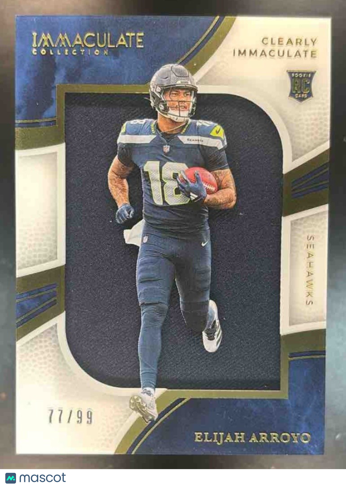 2025 Immaculate Collection Elijah Arroyo Clearly Immaculate Patch /99 MEM RC