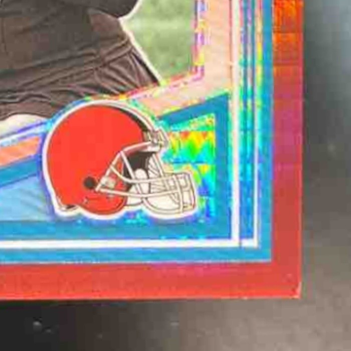 2025 Panini Donruss Optic Shedeur Sanders Red Hyper Prizm #203 Cleveland Browns