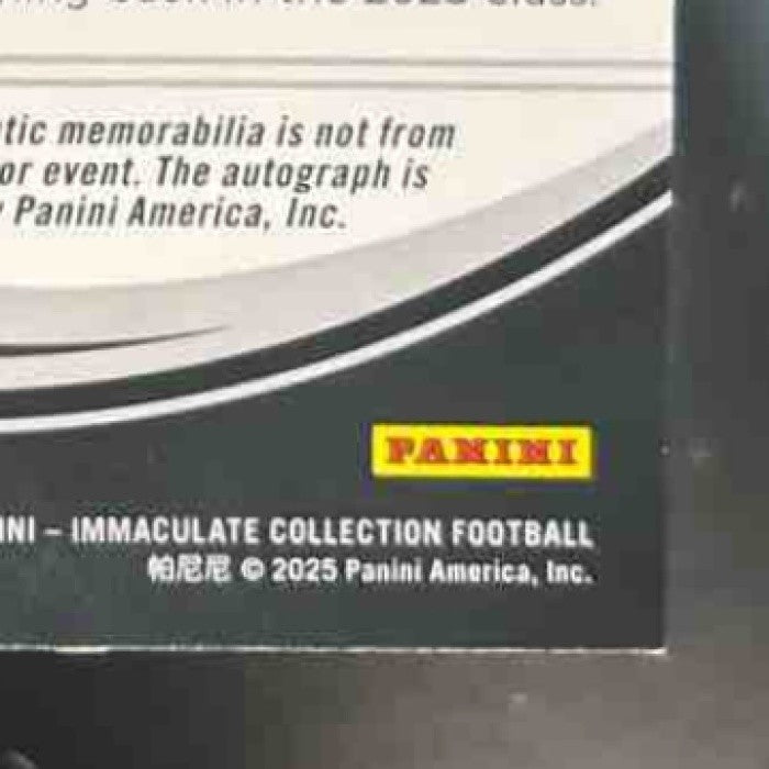 2025 Immaculate Collection Bhayshul Tuten Eye Black Patch Auto /99 MEM RC Jaguar