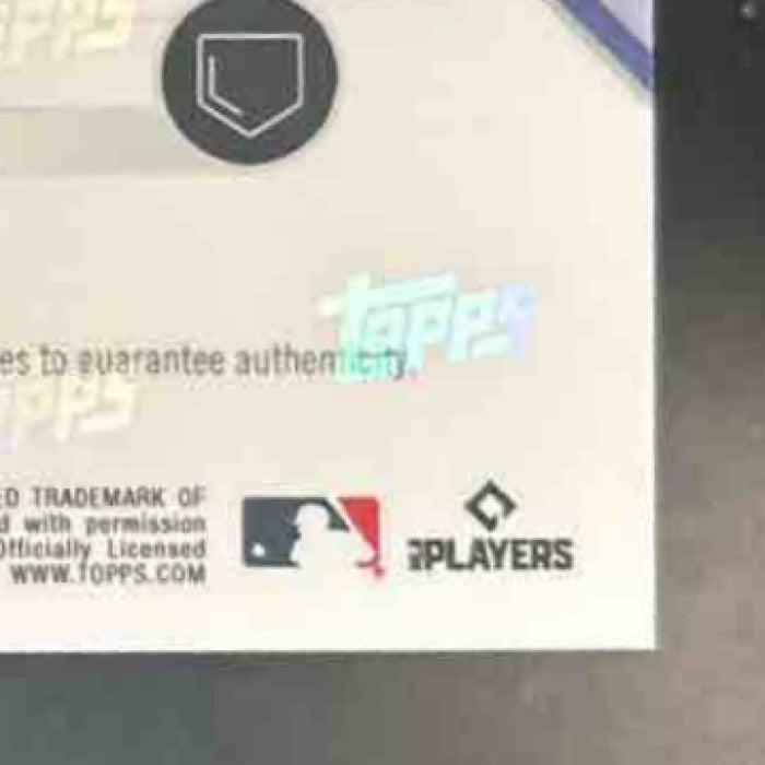 2021 Topps Now Road to Opening Day George Springer Auto 76/99 Blue Jays
