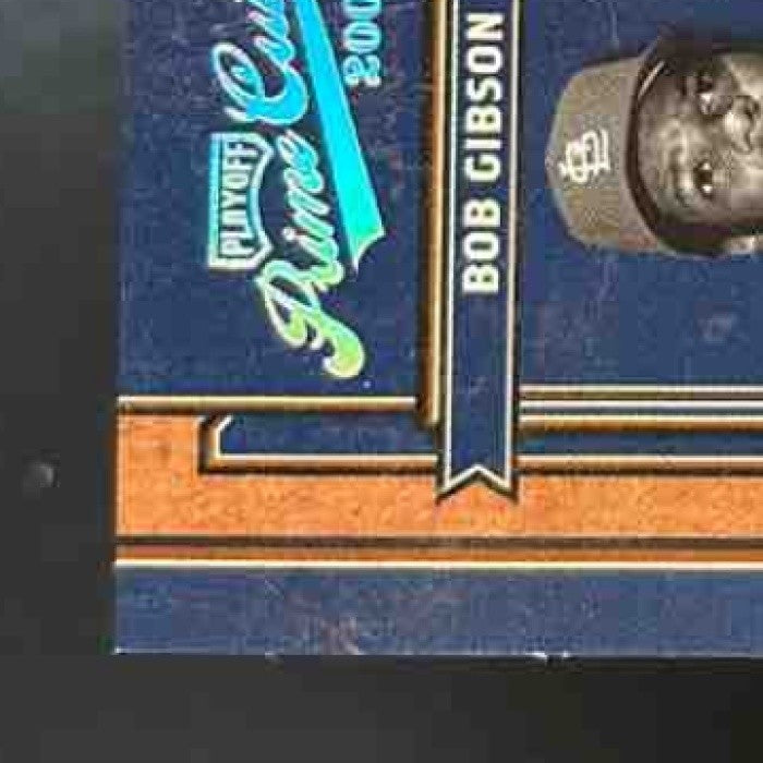 2004 Playoff Prime Cuts II Bob Gibson MLB Icons Silver /25 St. Louis Cardinals