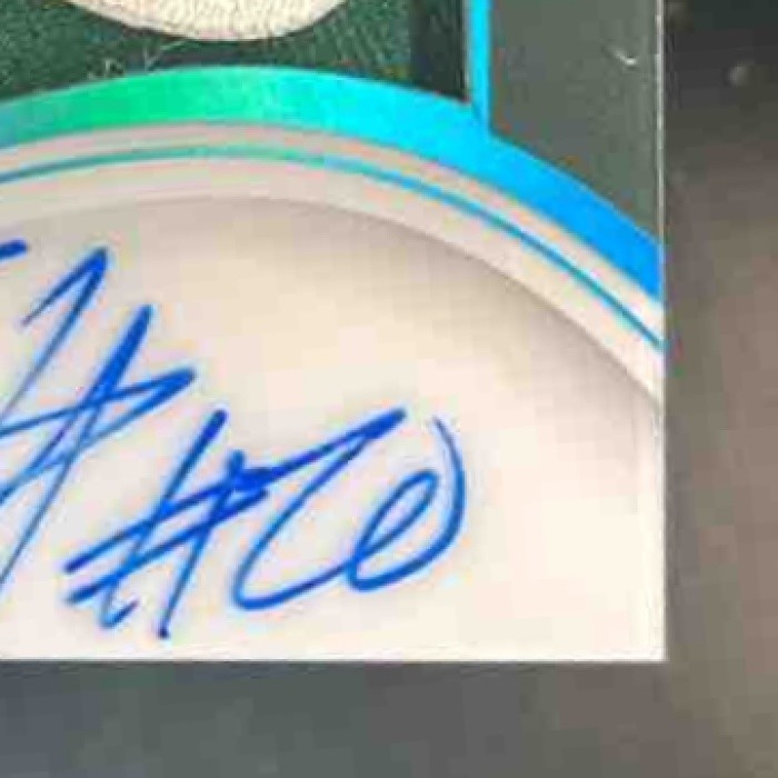 2023 Immaculate Collection Breece Hall Patch Auto Nike Swoosh 1/1 MEM Jets