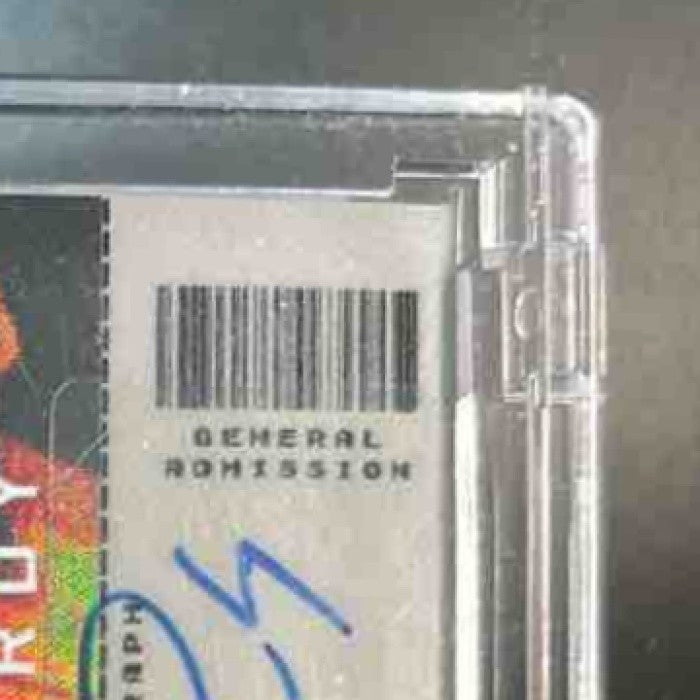 2022 Super Glow Signed Ticket Brock Purdy Black Wave Foil Rookie Auto 1/1 49ers