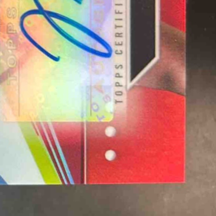 2023-24 Topps Finest Tyrese Maxey Auto Red Refractor 1/5 Philadelphia 76ers