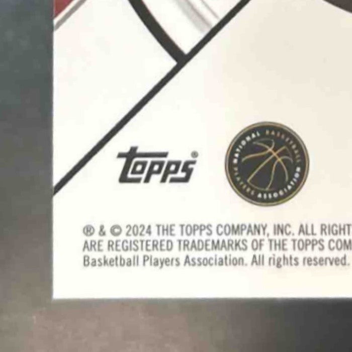 2023-24 Topps Finest Tyrese Maxey Auto Red Refractor 1/5 Philadelphia 76ers