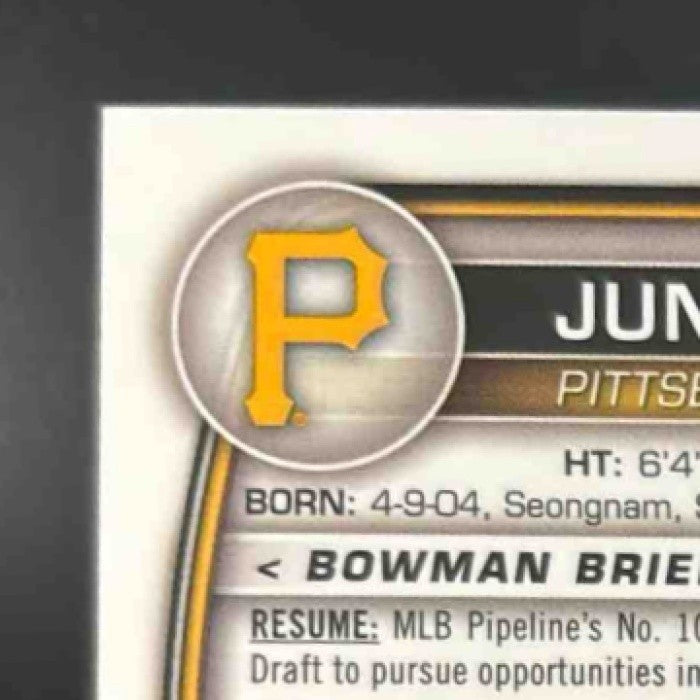 2023 Bowman Chrome Jun-Seok Shim Gold Mojo /50 #BCP-153 1st Prospect Pirates