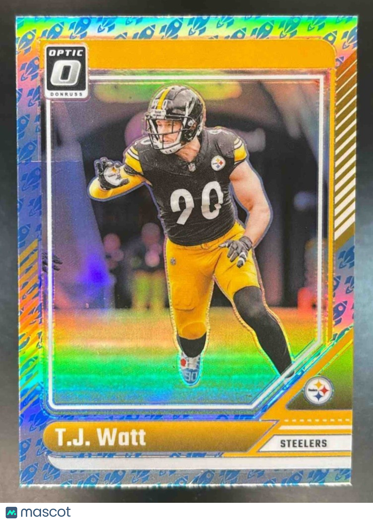 2024 Panini Donruss Optic T.J. Watt Rocket #169 Pittsburgh Steelers