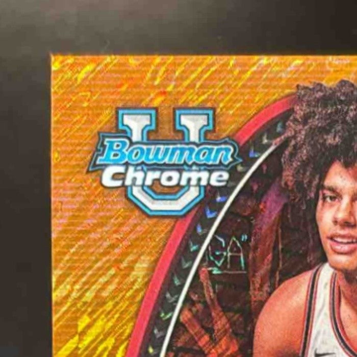 2024-25 Bowman University Chrome Asa Newell Prospect Auto Orange Shimmer /65 #8