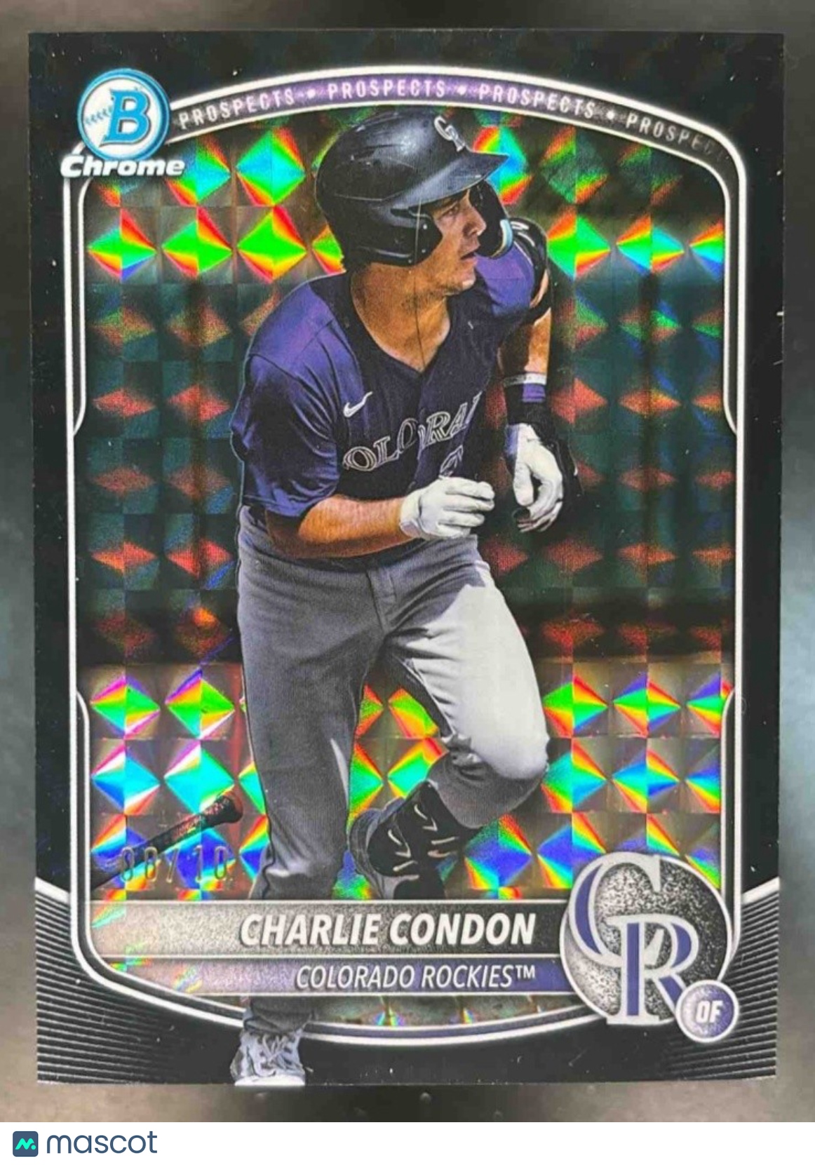 2025 Bowman Chrome Charlie Condon Prospects Black Geometric /10 #BCP-248
