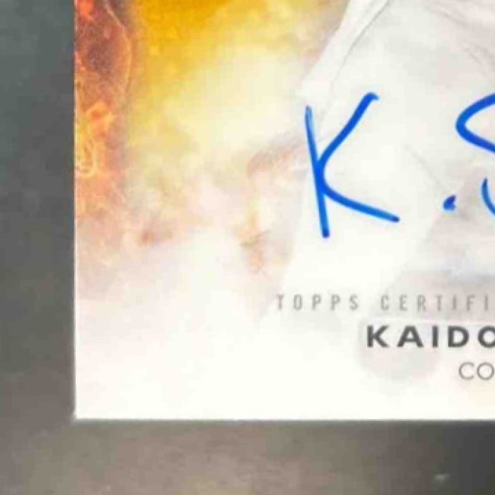 2025 Bowman Best University Kaidon Salter Workhorse Auto Gold /50 Buffaloes