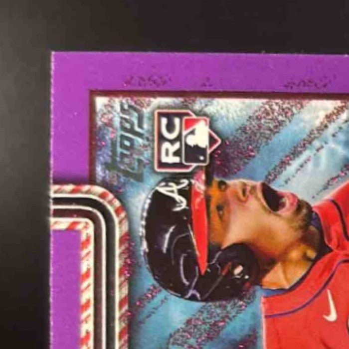 2025 Topps Holiday Drake Baldwin Purple Lights /99 #H60 RC Atlanta Braves