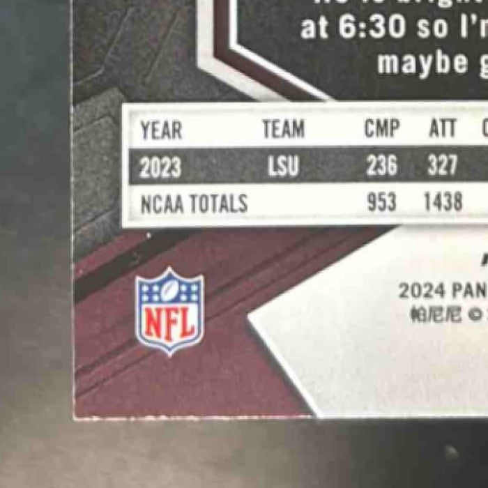 2024 Panini Mosaic Jayden Daniels Silver Prizm #302 RC Washington Commanders