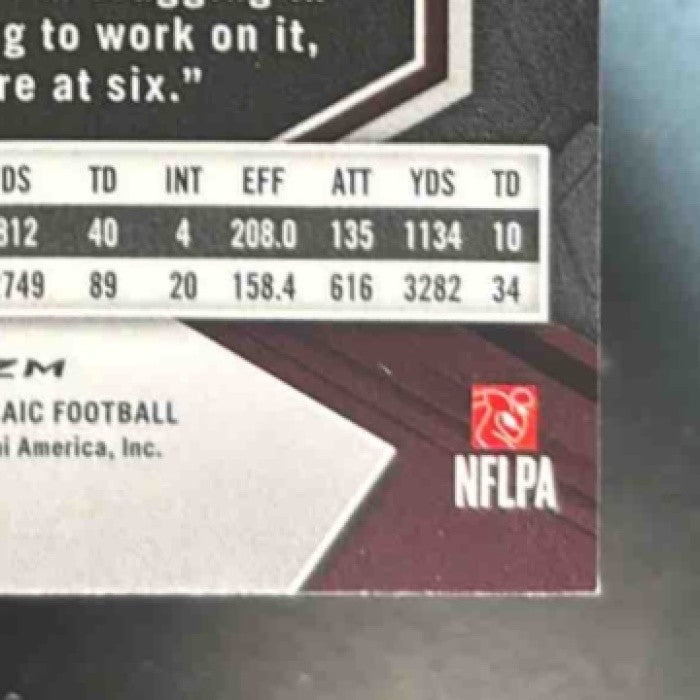 2024 Panini Mosaic Jayden Daniels Silver Prizm #302 RC Washington Commanders